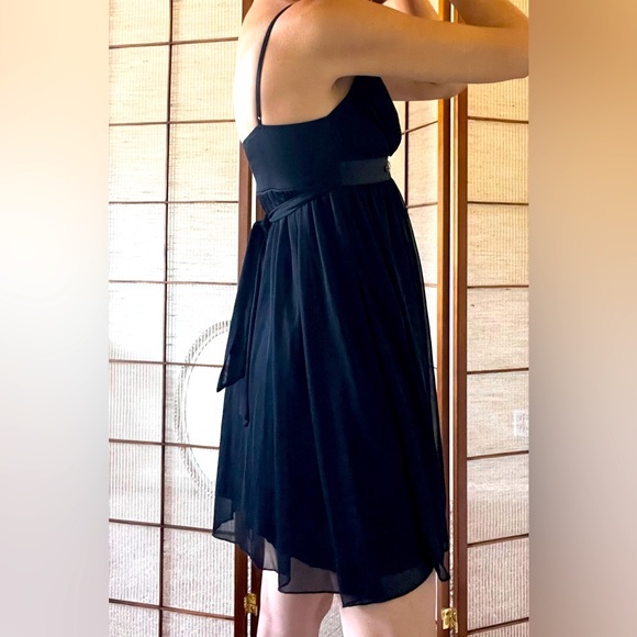 Vintage Y2K Ruby Rox black spaghetti strap babydoll evening/ dance dress - Picture 4 of 9